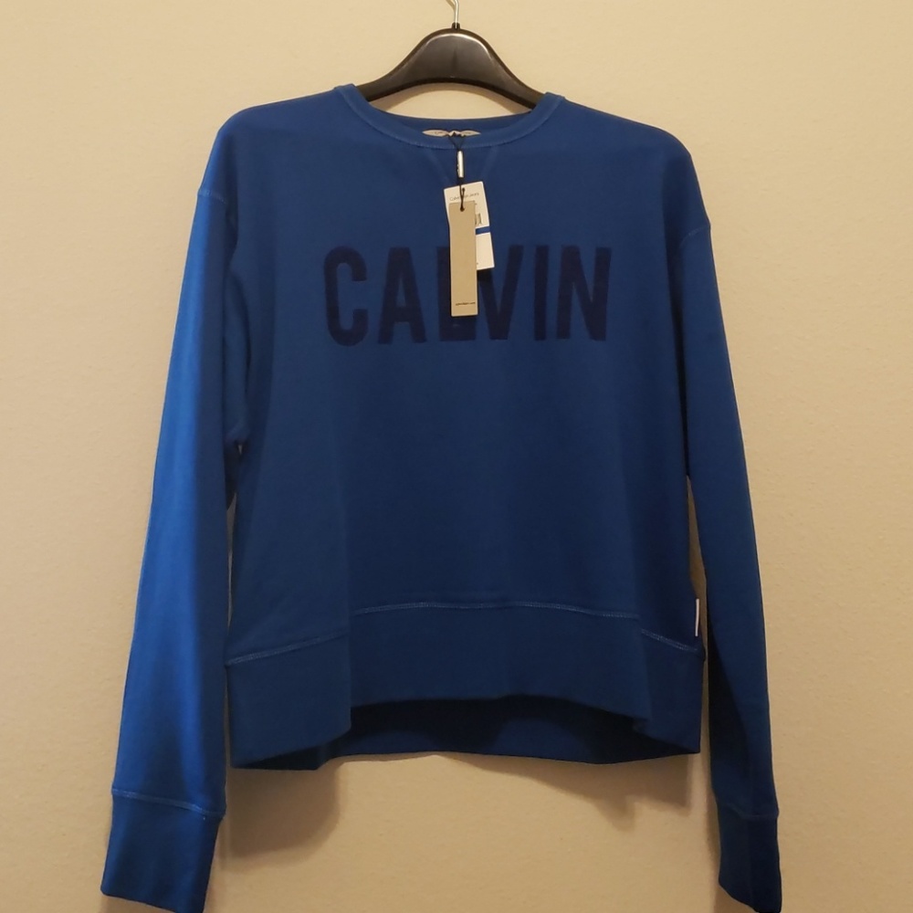 Calvin klein sweatshirt size XL nwt turkish sea
